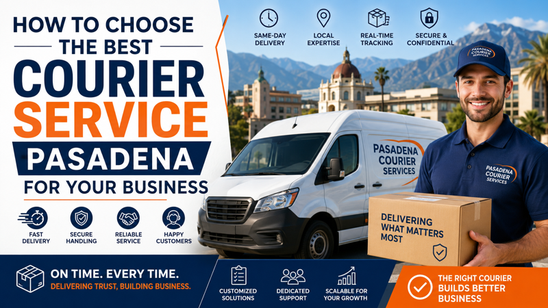 How To Choose The Best Courier Service Pasadena For Your Business 1 Courier Service Pasadena